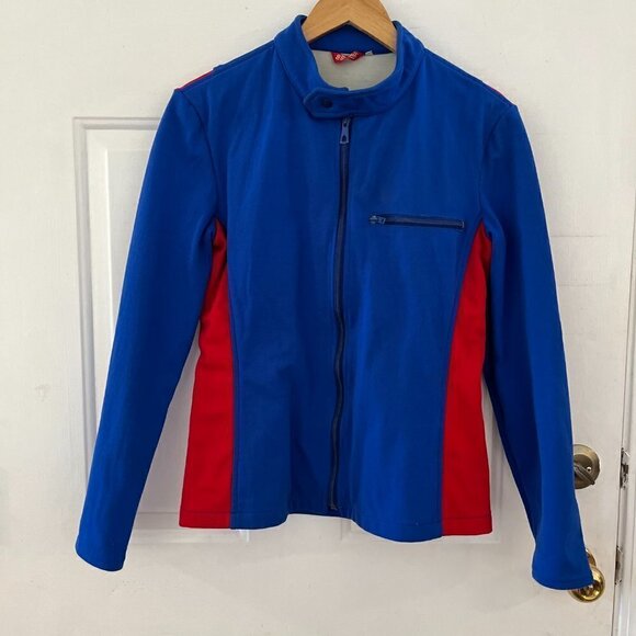 Vintage 90's Rare Brunik By AB Sport Men's Red/Blue Racing Jacket Sz 52 - Picture 2 of 15